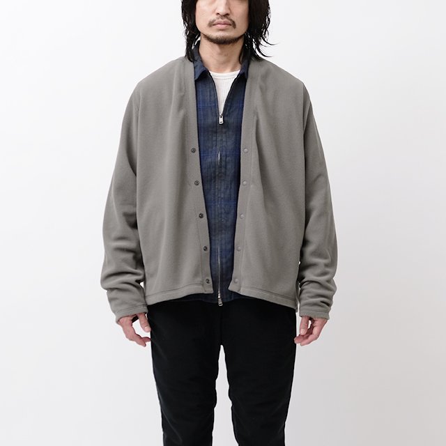 nonnative DWELLER CARDIGAN POLY FLEECE POLARTEC® #CEMENT [NN