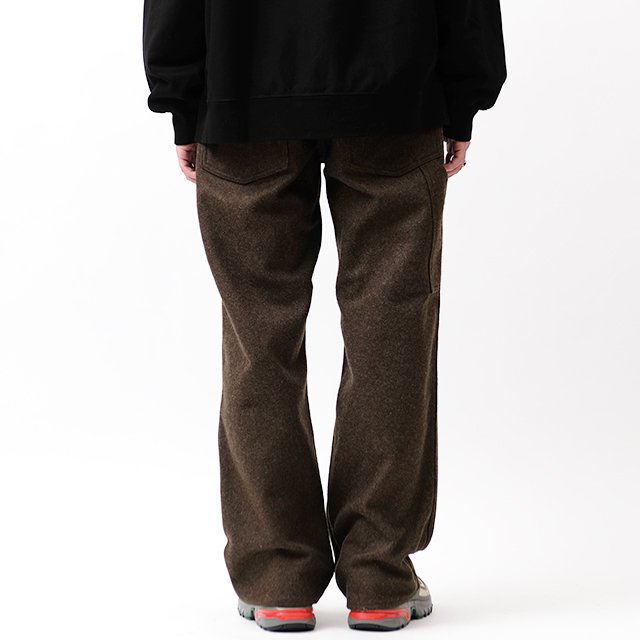 Willow Pants 77 PANTS #BROWN MELTON [P-010]｜Silver and Gold 