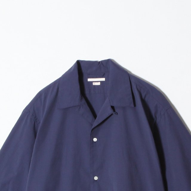 Blurhms Chambray Open-collar Shirtナイトブルー シャツ | kyokuyo-eu.com