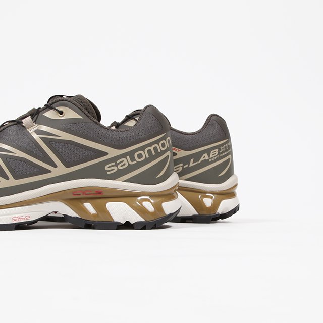 SALOMON XT-6 #BELUGA/PEWTER/DULL GOLD [L47136200]｜Silver and Gold Store