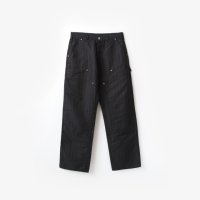 Willow Pants DOUBLE KNEE PAINTER #BLACK STRIPE [P-013]