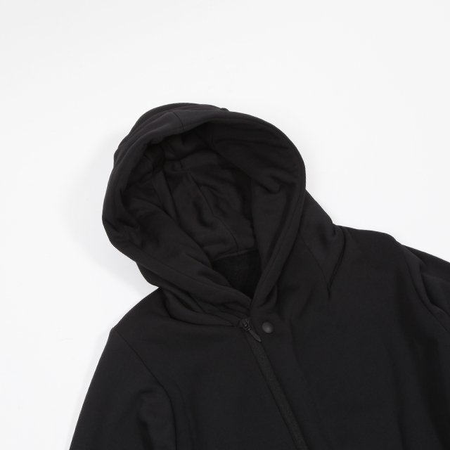 CARTRIDGE HOODIE F/Z WARPLOOP #BLACK [TT-HOOD-001FZ-WL]