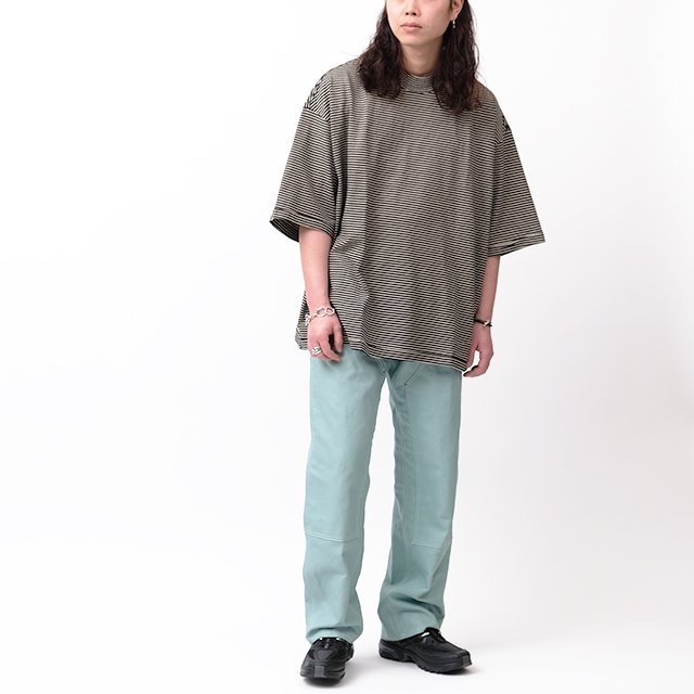 blurhms Cotton Napping Border Harf-zip ❤販売販売❤ - virencouleur.com