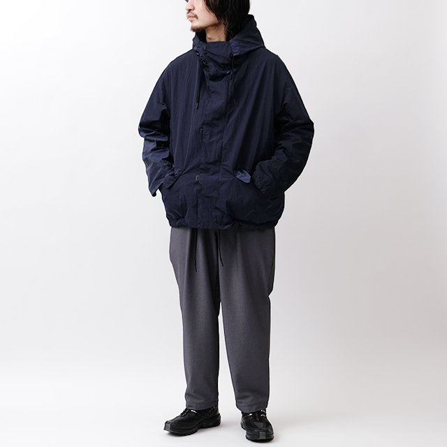 SOUVENIR HUNTER S/L METALLIC PACKABLE #METALLIC NAVY [tt-104SL-MP]