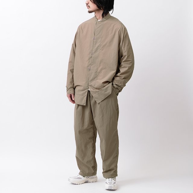 CAPSULESNAP SHIRT PACKABLE #DESERT BEIGE [tt-SHT-003-P]