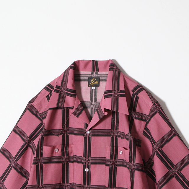 S/S Cowboy One-Up Shirt - R/C Lawn Cloth / Papillon Plaid #Pink [MR180]