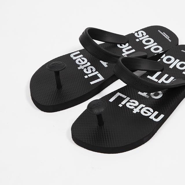 TAKAHIROMIYASHITATheSoloist. natural material sandals. #black [sgf