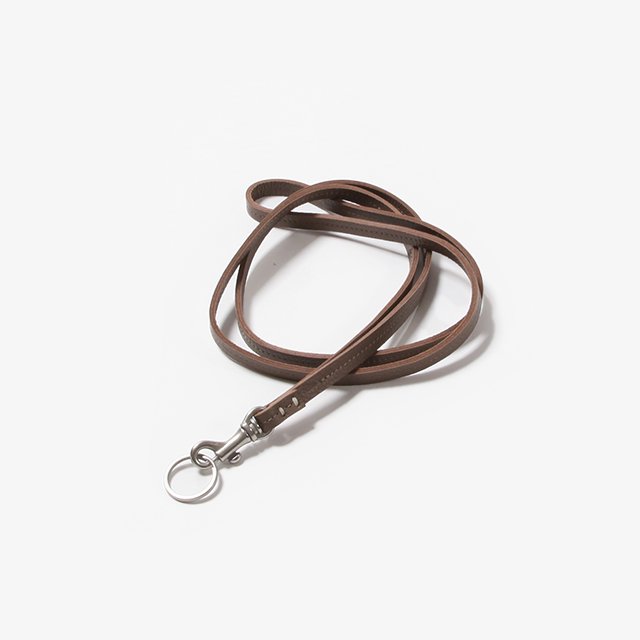 LONG KEY RING SHRINK LEATHER #GRAY BEIGE [HB-A4004]