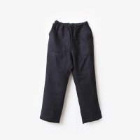 SUBTLE authentic Linen Tweed Easy Pant #Deep Navy [SUBTLE-065]