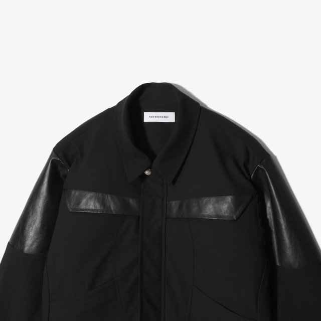 McNAMARA UNIFORM JACKET #JET BLACK/BLACK [KKSS23J04 -39]