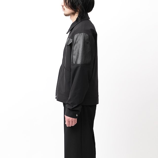 McNAMARA UNIFORM JACKET #JET BLACK/BLACK [KKSS23J04 -39]