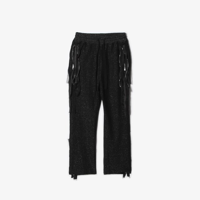 Midorikawa LAME SWEAT PANTS #BLACK LAME [MID23SS-CU04