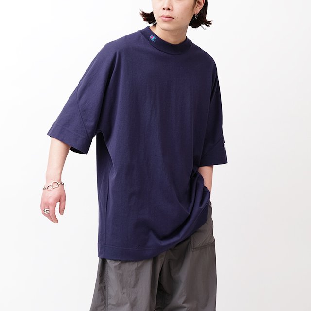 CREWNECK T-SHIRT #1200 NAVY [C8-X355]