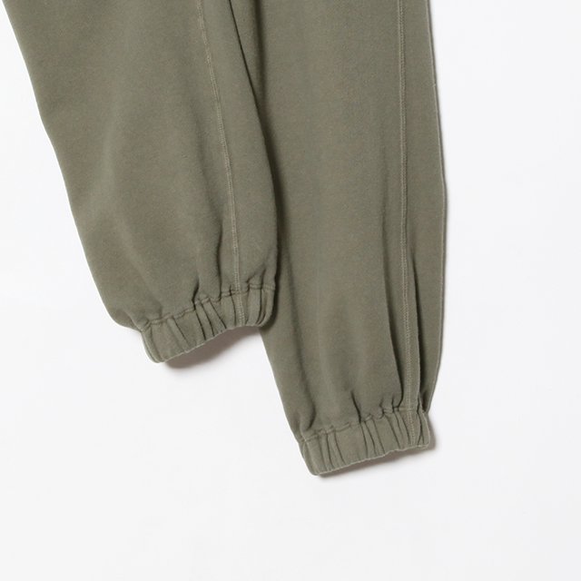 JOGGER EASY PANTS COTTON SWEAT OVERDYED #CEMENT [NN-P4247]