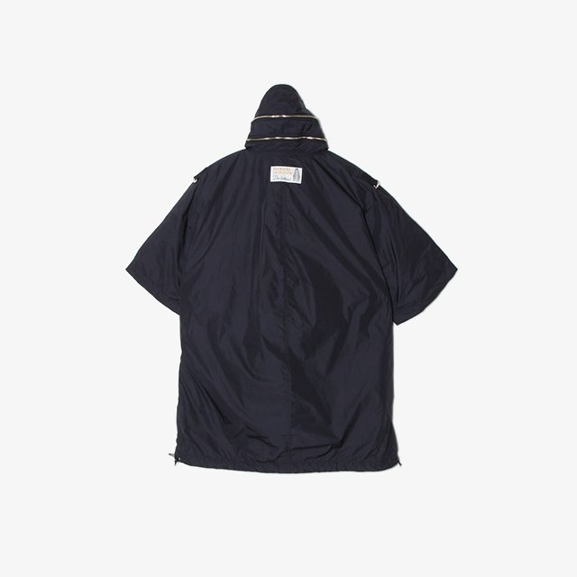 accordion hood anorak jacket.(solid) #midnight [sj.0013bSS23]