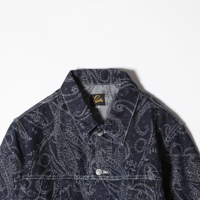 Needles Darts Jean Jacket - 10oz Denim/Paisley Jq. #Indigo [NS166