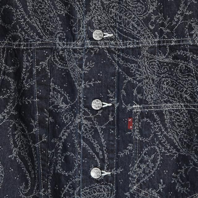 Needles Darts Jean Jacket 10oz Denim Papillon Jacquard - Indigo