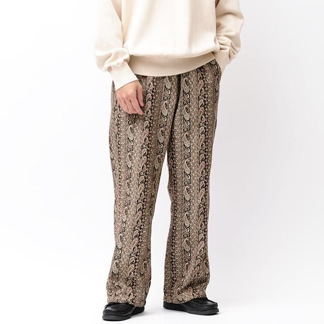 String Easy Pant - R/PE/W Paisley Stripe Jq. #Black [NS216]