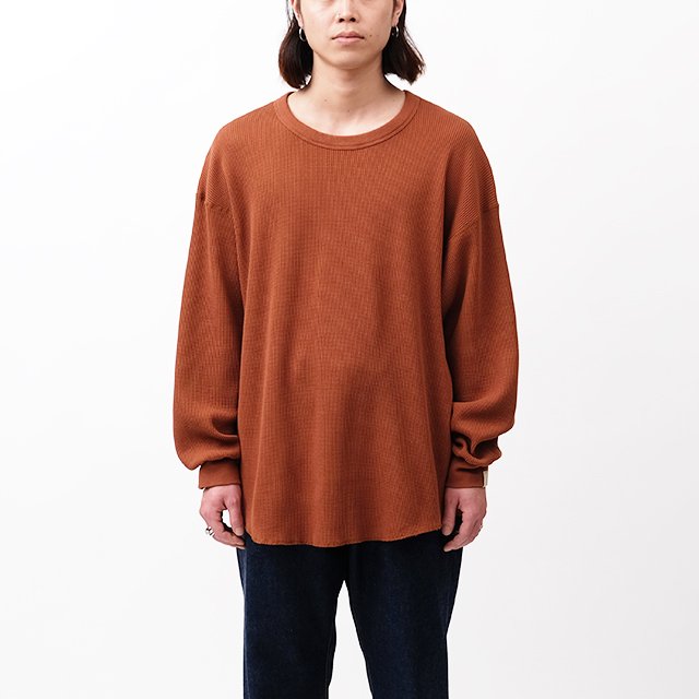 Thermal L/S Shirt #TERRACOTTA [23AWCA0418]