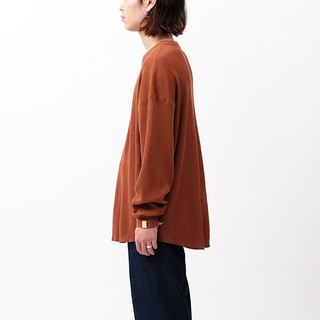 Thermal L/S Shirt #TERRACOTTA [23AWCA0418]