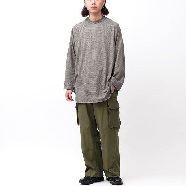 blurhms ROOTSTOCK Cotton Serge 47 Pants #Olive [bROOTS23F29