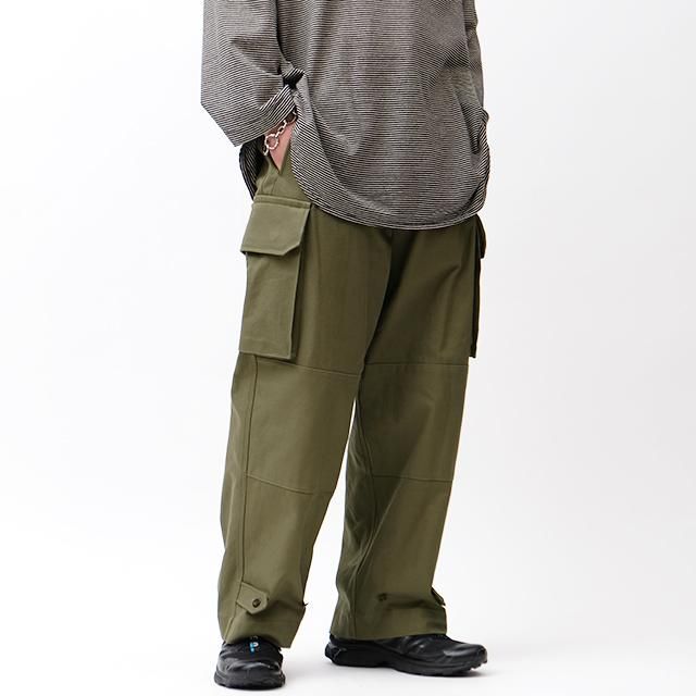 Cotton Serge 47 Pants #Olive [bROOTS23F29]