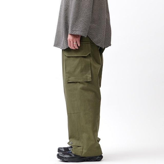 Cotton Serge 47 Pants #Olive [bROOTS23F29]