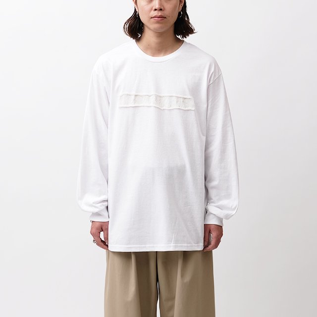 Midorikawa nesm logo l s tee M 白 ロンT - トップス