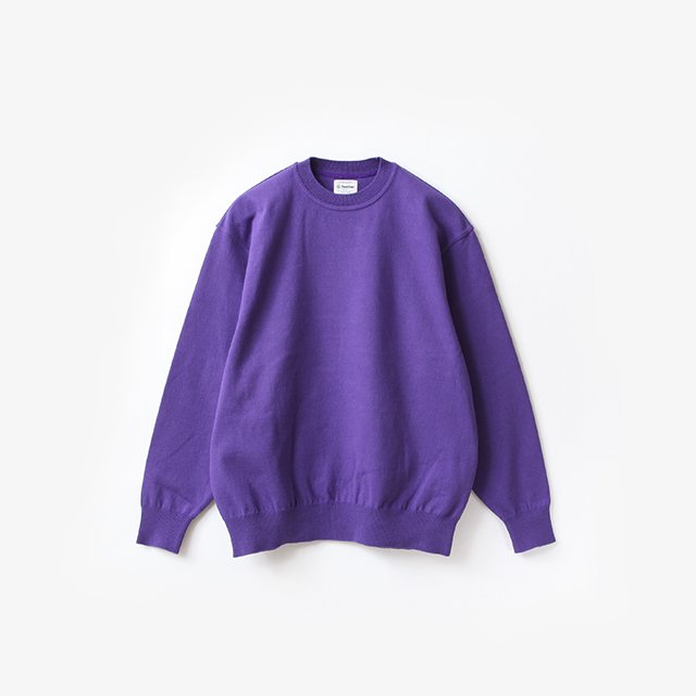 WAVE COTTON KNIT P/O (Solid) #PURPLE [95-234-008]