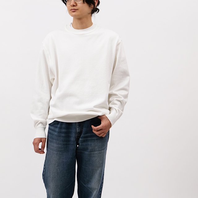 WAVE COTTON KNIT P/O (Solid) #WHITE [95-234-008]