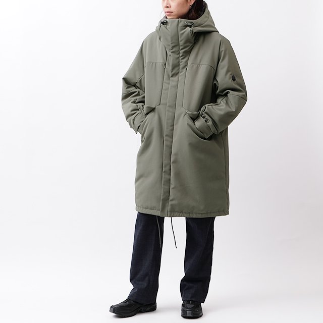 HEATING HOODED COAT #FOLIAGE [MNA-LAN-05]