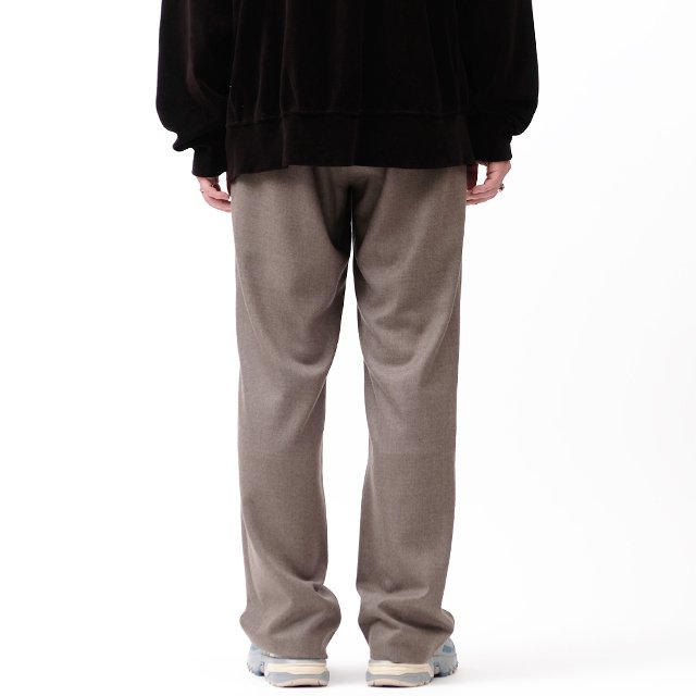 SUPER LIGHT WOOL EASY SLACKS #TOP BROWN [A23AP02OS]