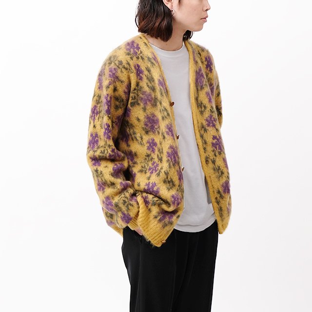 Needles Mohair Cardigan - Flower #Yellow [NS282]｜Silver and Gold ...