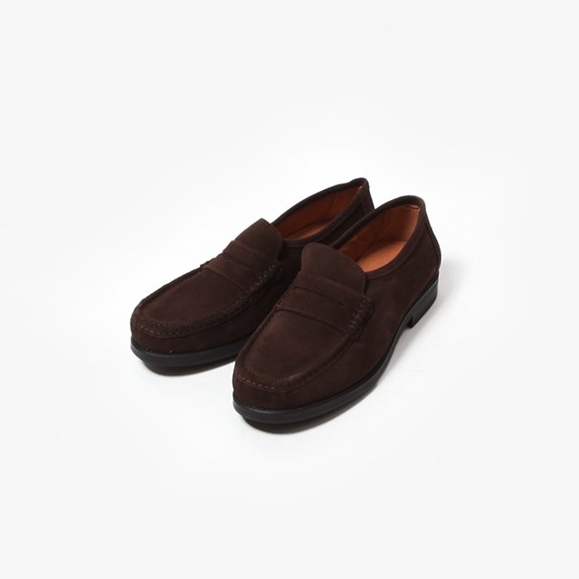 HIMALAYA LOAFER - SUEDE #DK.BROWN [5102-AF]｜Silver and Gold