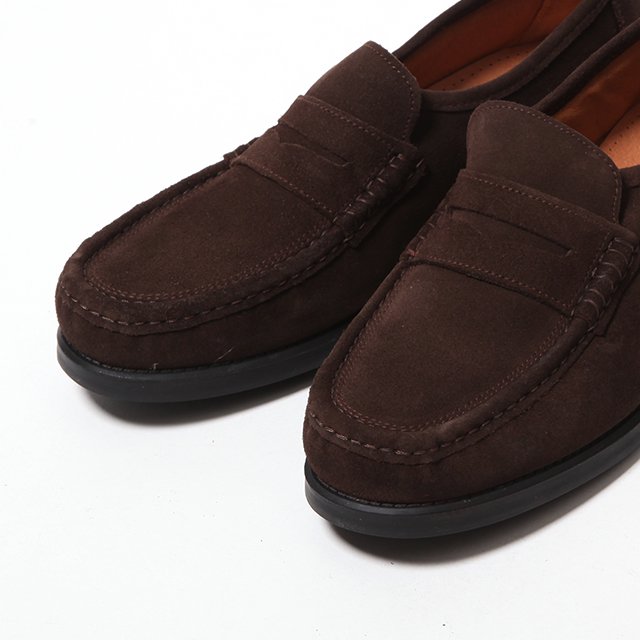 HIMALAYA LOAFER - SUEDE #DK.BROWN [5102-AF]｜Silver and Gold