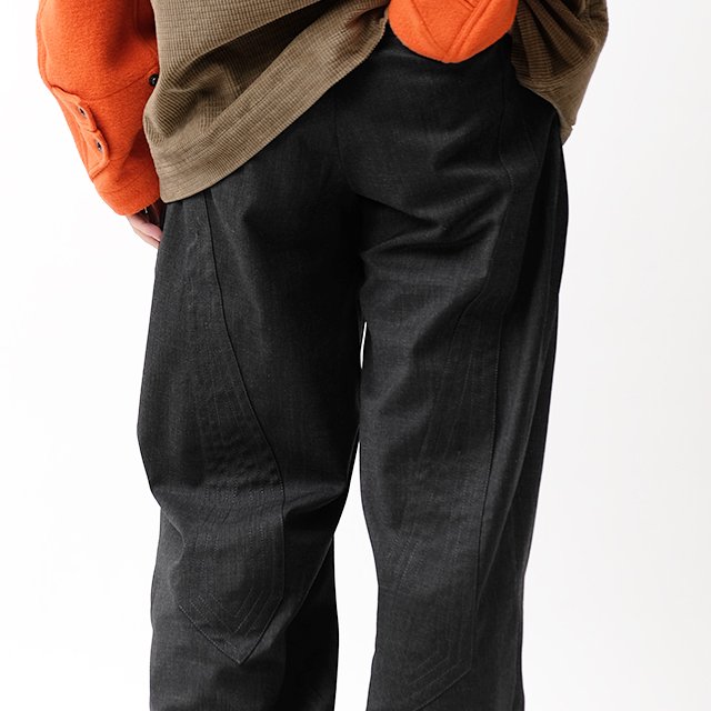 SOLON TROUSER #CHARCOAL GREY [KKAW23T02-6]