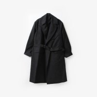 blurhms Wool Ramie Motorcycle Coat #Heather Black [BHS23F011Ra]