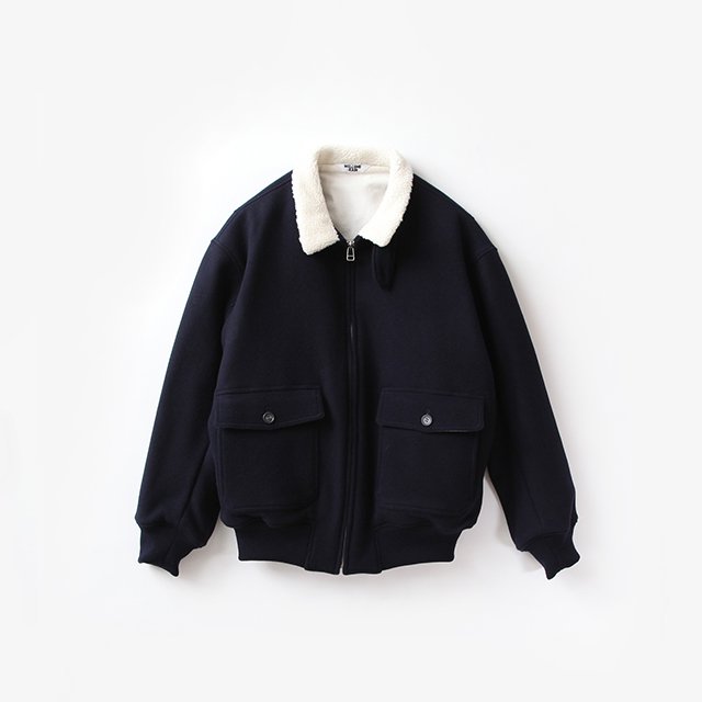 別注】 ＜SKOOKUM（スクーカム）＞ MELTON JACKET素材本革 - www