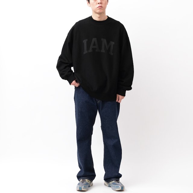 【 別注 】blurhms ROOTSTOCK『IAM-MI』PRINT Sweat Crew-neck P/O Big #Black  [bROOTS23F26P-SG]｜Silver and Gold Online Store