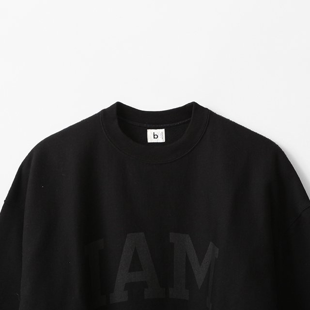 【 別注 】blurhms ROOTSTOCK『IAM-MI』PRINT Sweat Crew-neck P/O Big #Black  [bROOTS23F26P-SG]｜Silver and Gold Online Store