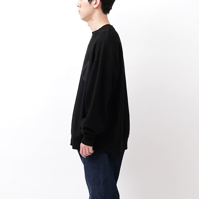 blurhms ROOTSTOCK Sweat Crew-neck Black2-