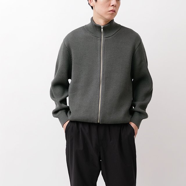 EX FINE WOOL RIB KNIT B/L #GREY [95-234-015]