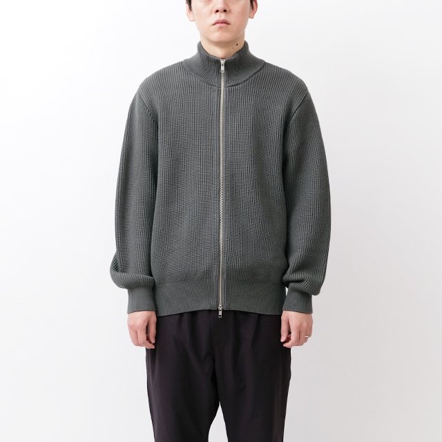 EX FINE WOOL RIB KNIT B/L #GREY [95-234-015]