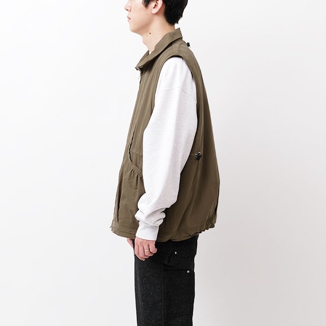 ADJUST WINTER VEST #DK MOCHA [FU-407]