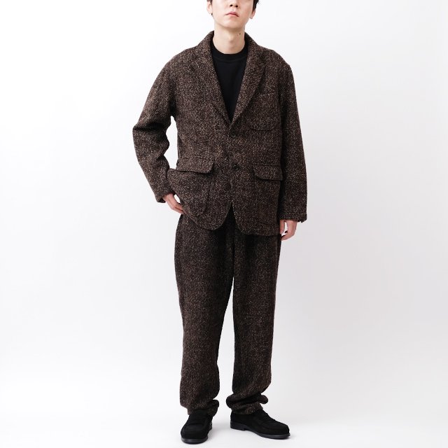 Engineered Garments Loiter Jacket - Polyester Wool Tweed Boucle