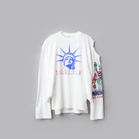 OLD PARK EXTENTION L/S TEE #ASSORT size:FREE type:B [OP-465]