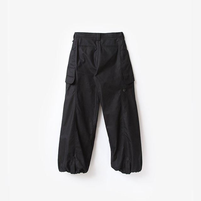 KIKO KOSTADINOV MENO TROUSER #CROW BLACK [KKAW23T03-8]｜Silver and