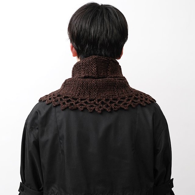 ASPASIA CROCHET SCARF #RUST [KKAW23KN07-85]