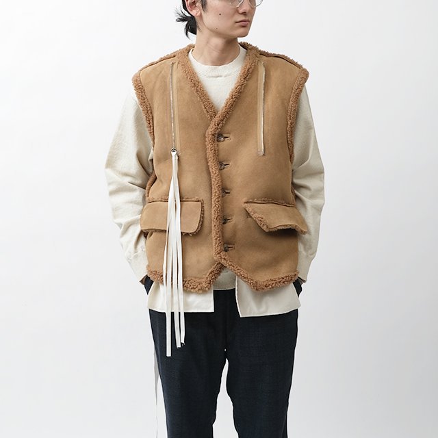 Docking Mouton Jacket #CAMEL [MID23AW-BL01]