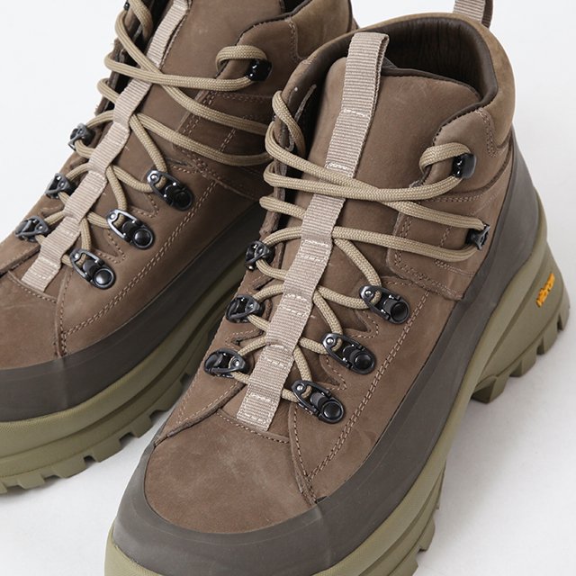 HIKER LACE UP BOOTS COW LEATHER by DIEMME #BEIGE [NN-F4304]